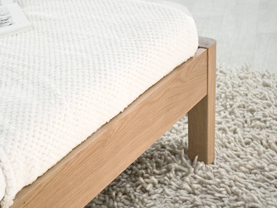 Solid Wood Platform Bed Frame No Headboard Hanaposy 